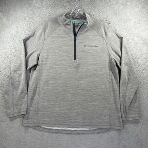 Vineyard Vines 1/4 Zip Mens Large Grey Performance Golf Long Sleeve Pullover